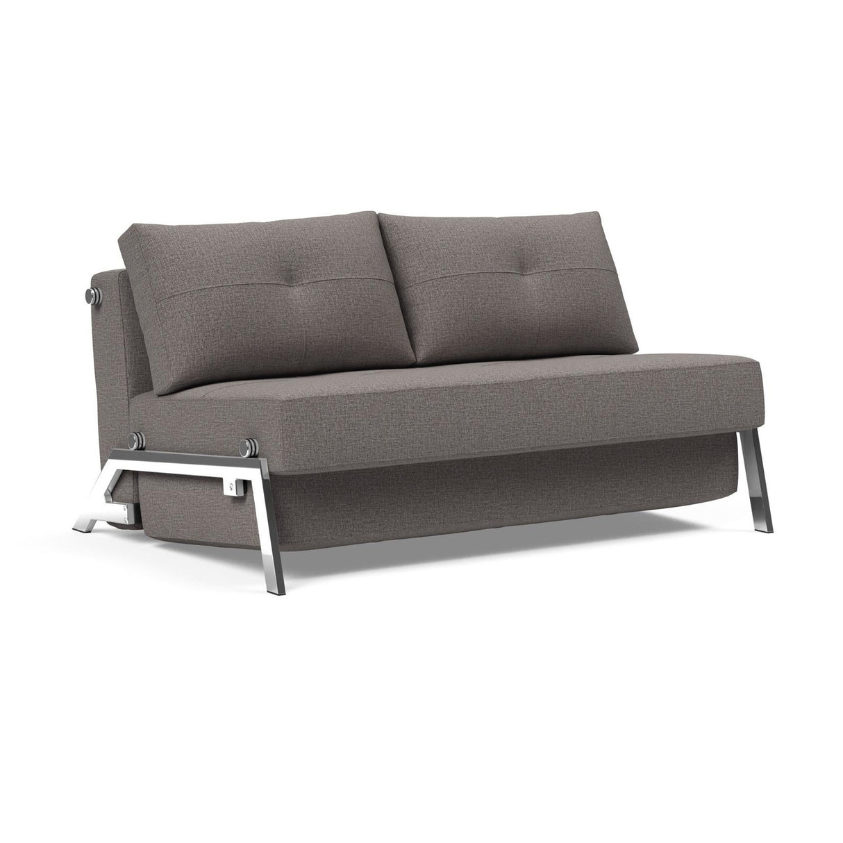 Cubed Full Size Sofa Bed With Chrome Legs