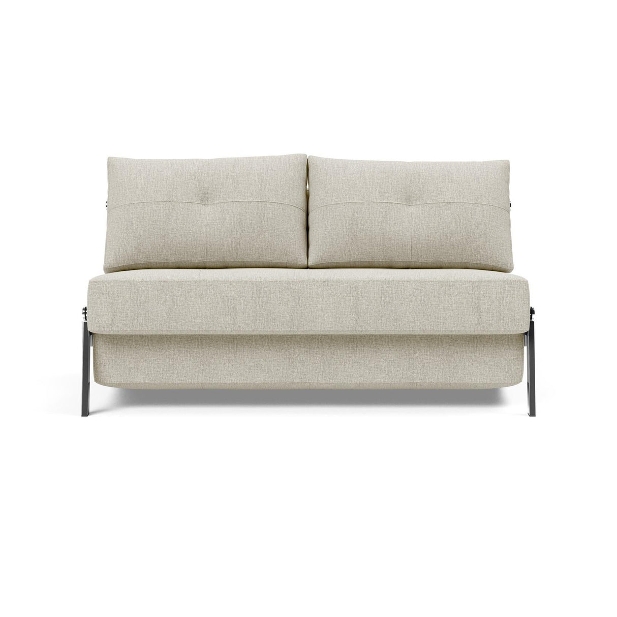 Cubed Full Size Sofa Bed With Chrome Legs