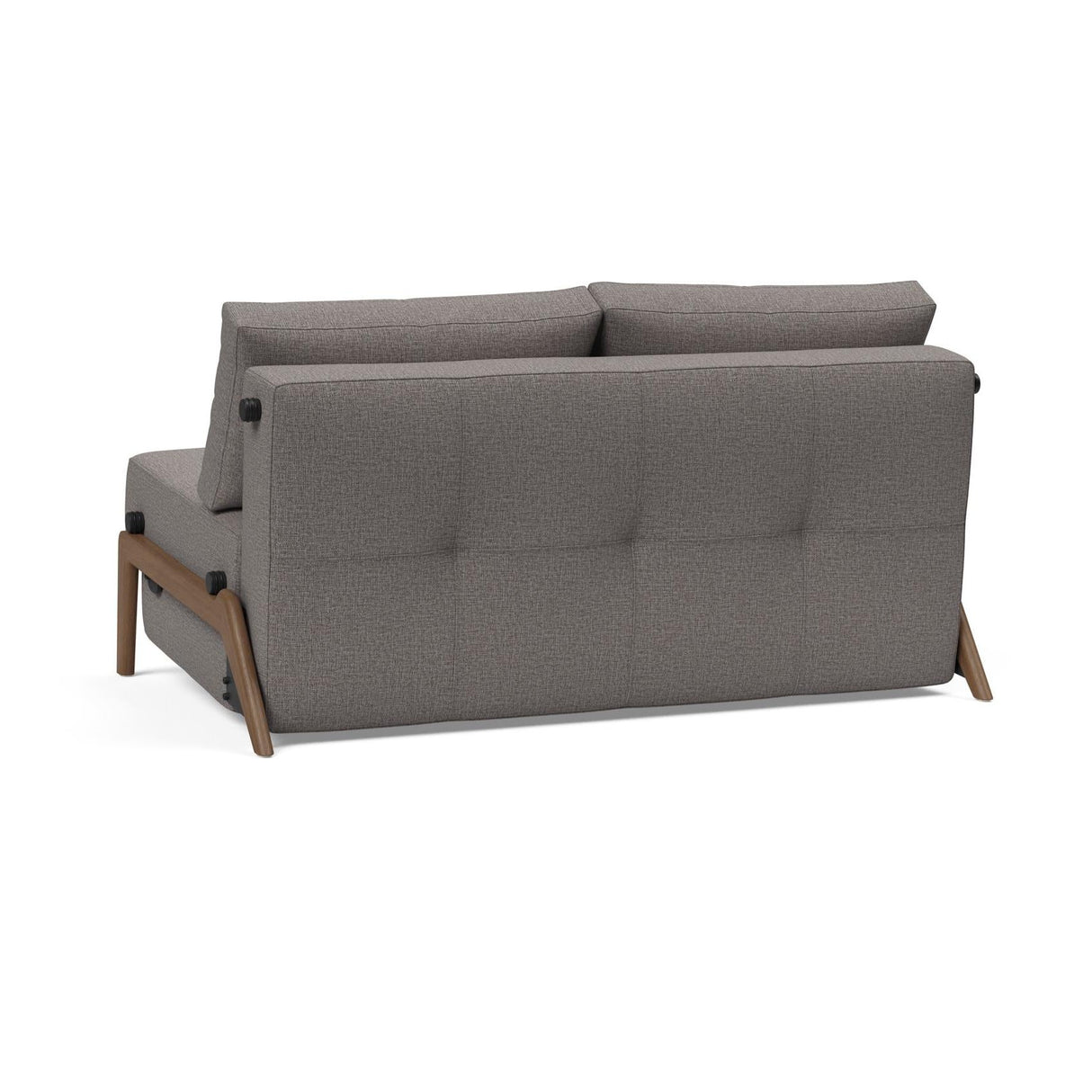 Cubed Full Size Sofa Bed With Dark Wood Legs