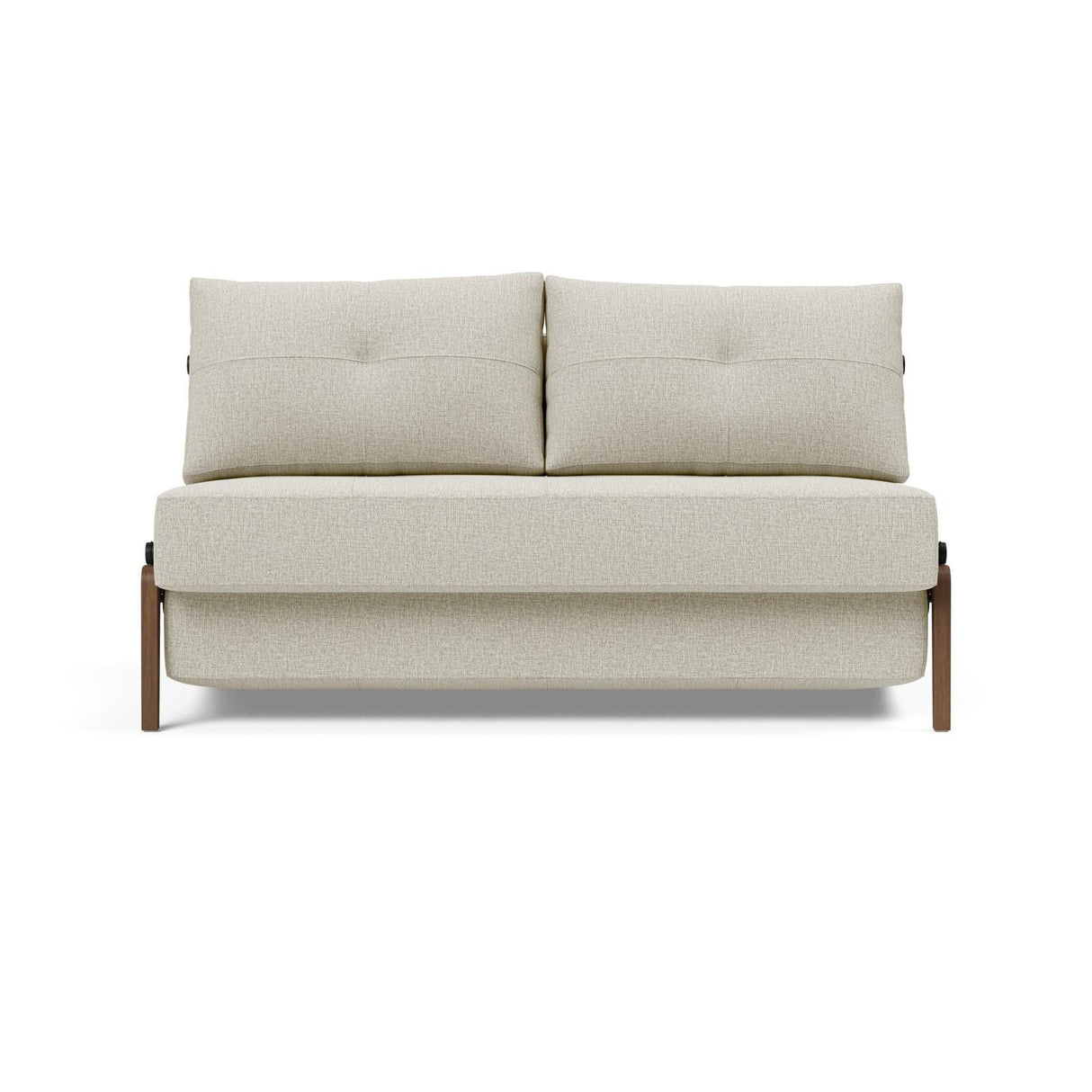 Cubed Full Size Sofa Bed With Dark Wood Legs