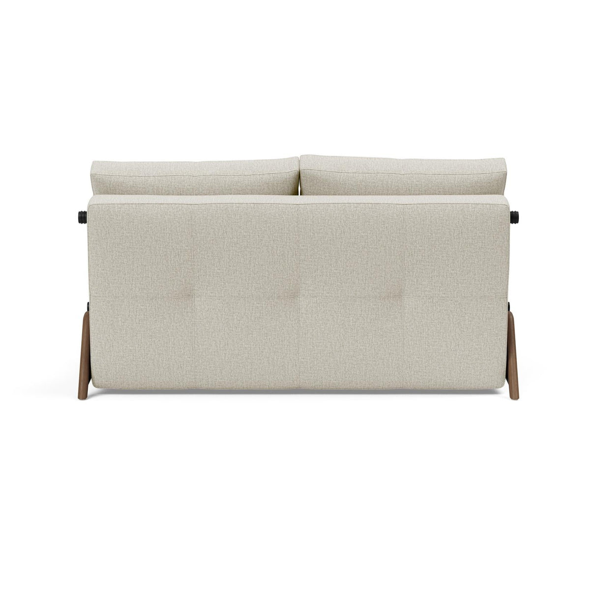 Cubed Full Size Sofa Bed With Dark Wood Legs