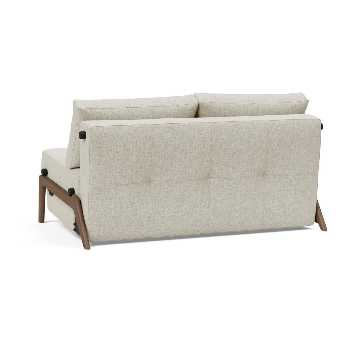 Cubed Full Size Sofa Bed With Dark Wood Legs
