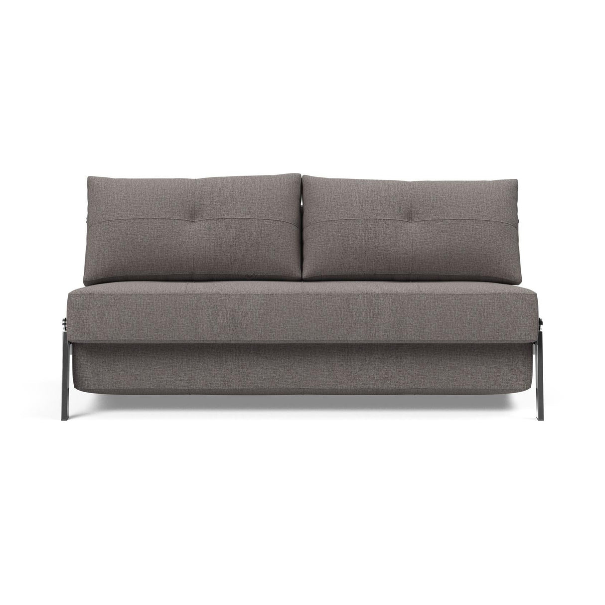 Cubed Queen Size Sofa Bed With Chrome Legs