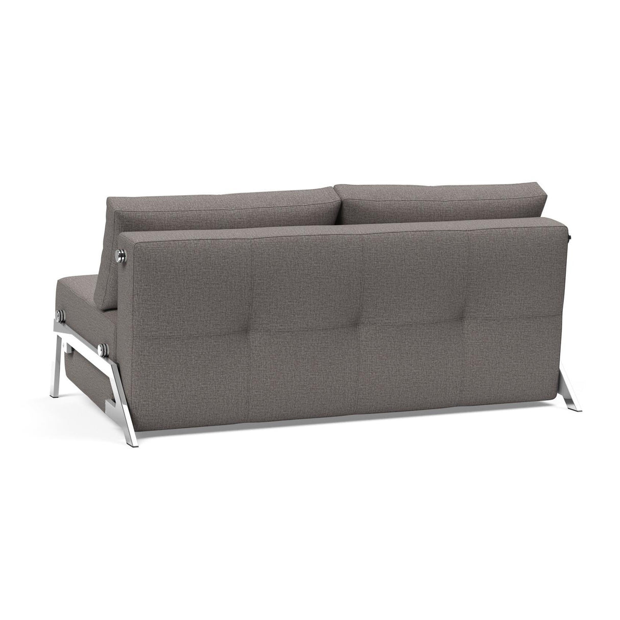 Cubed Queen Size Sofa Bed With Chrome Legs