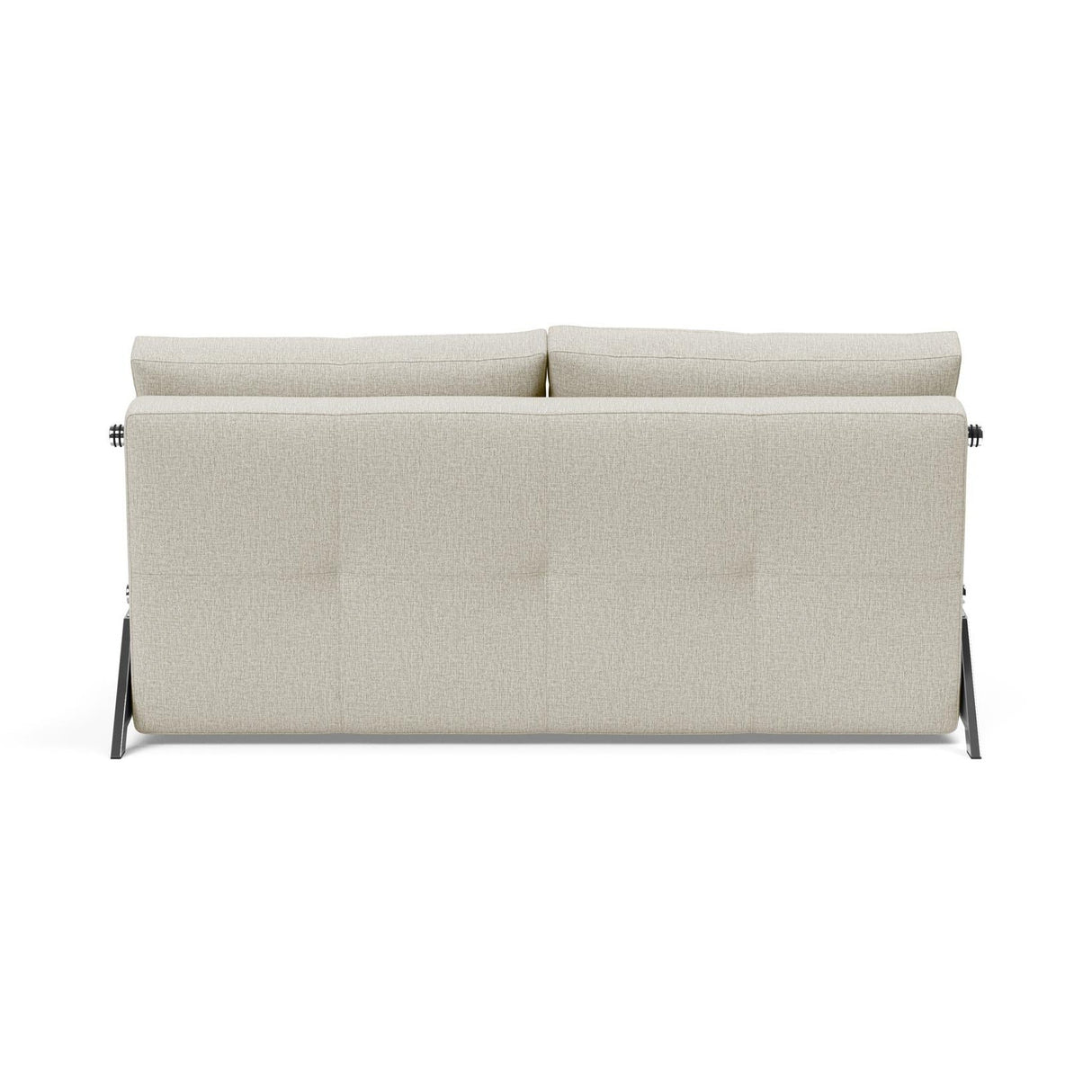 Cubed Queen Size Sofa Bed With Chrome Legs
