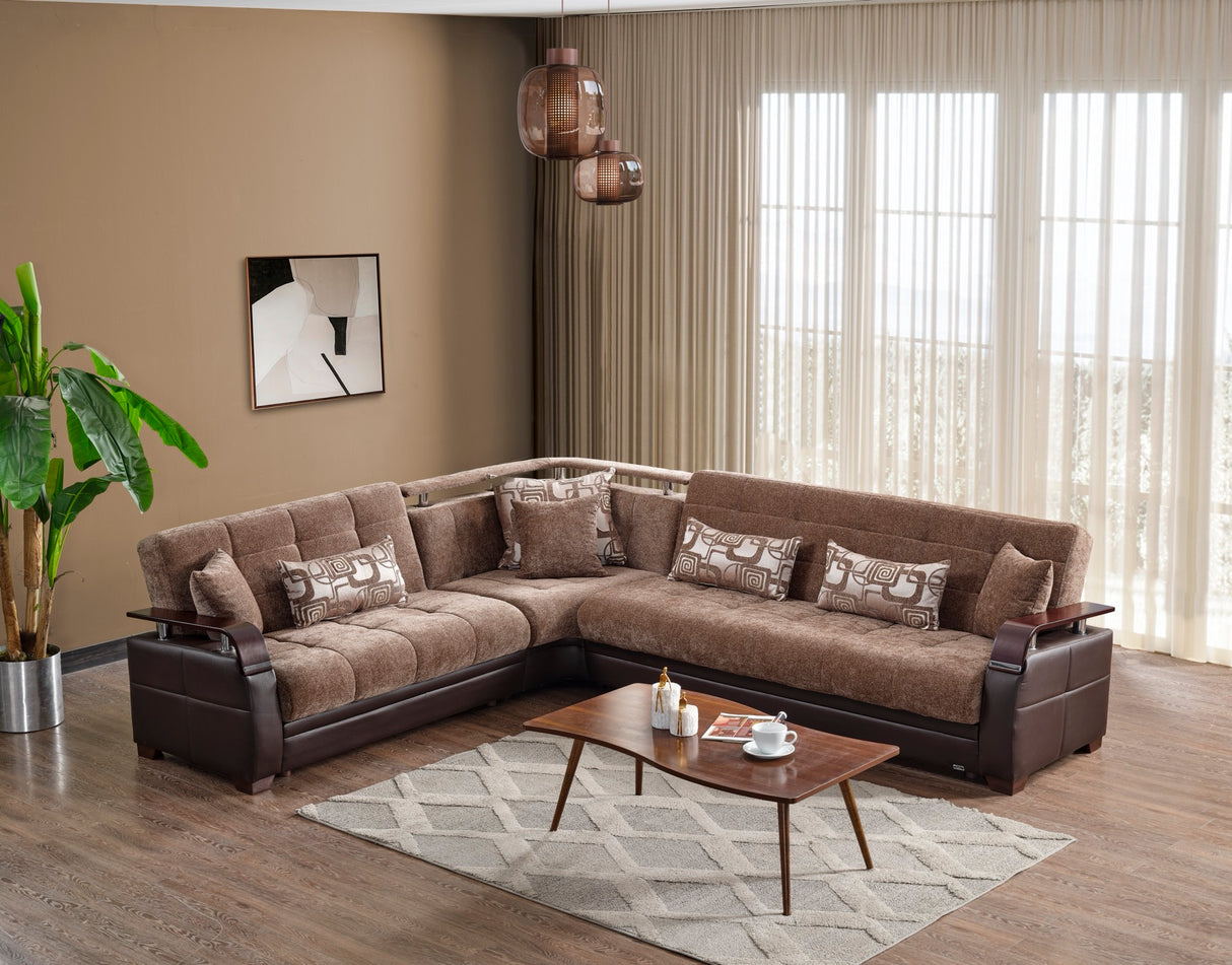 Dogal Reversible Sectional Sleeper