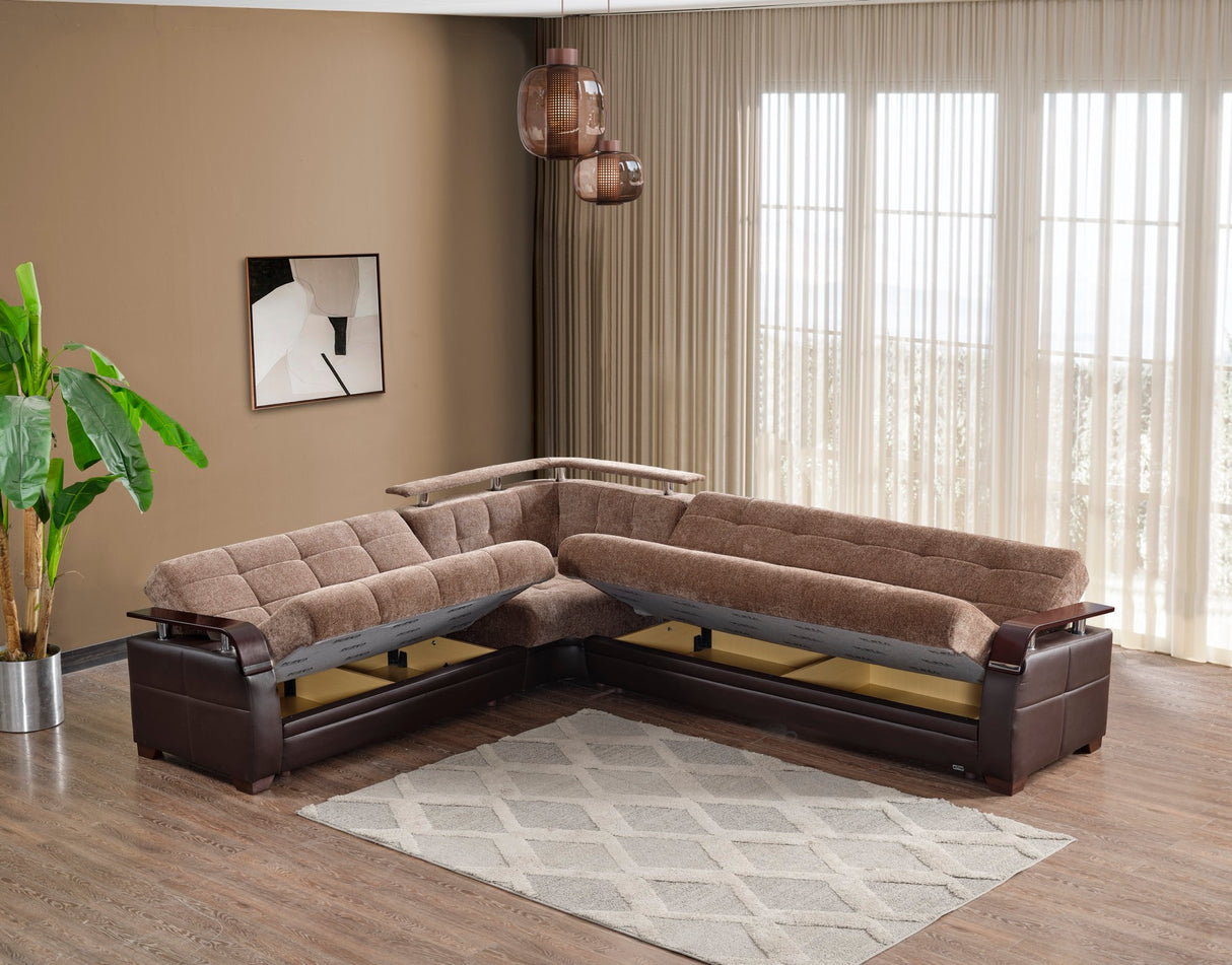 Dogal Reversible Sectional Sleeper