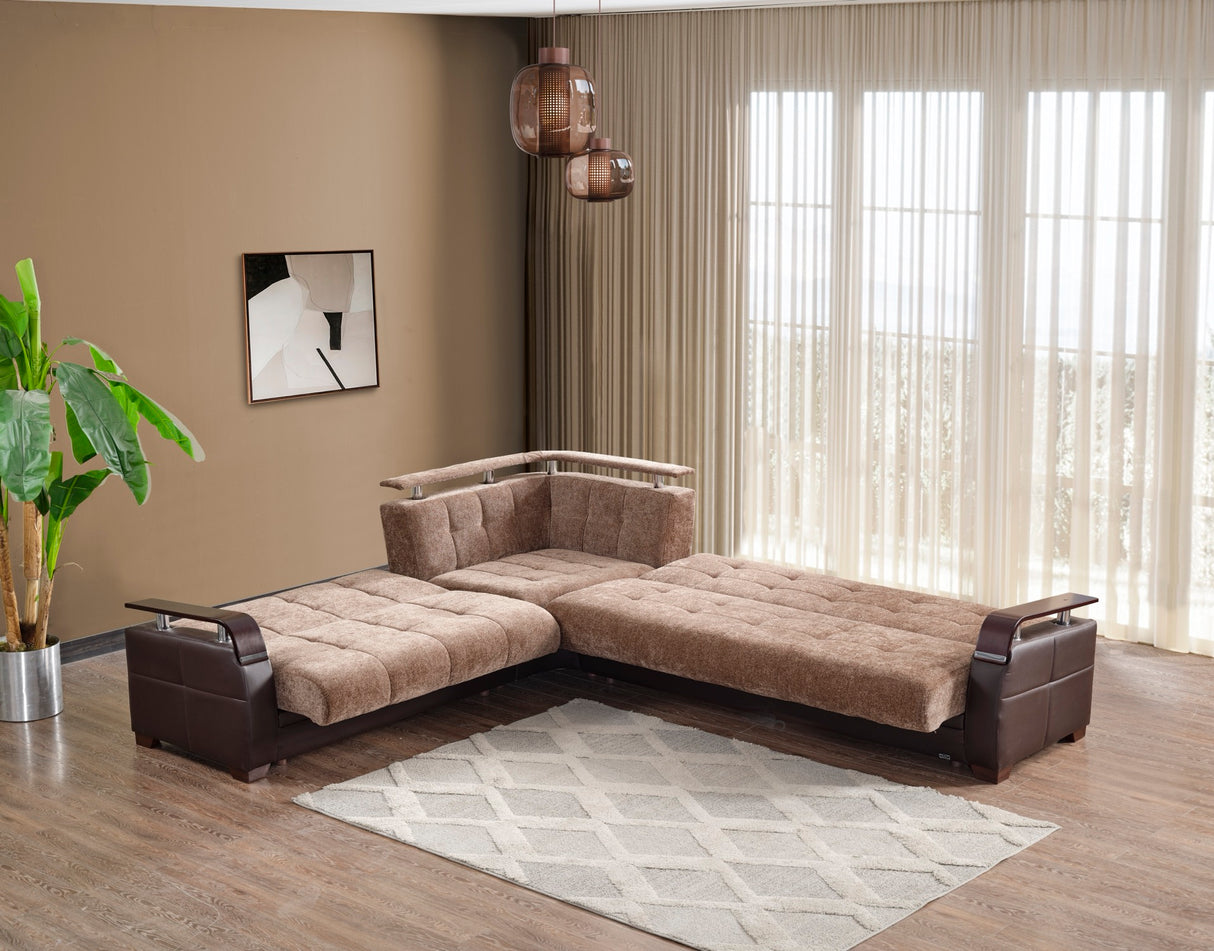 Dogal Reversible Sectional Sleeper