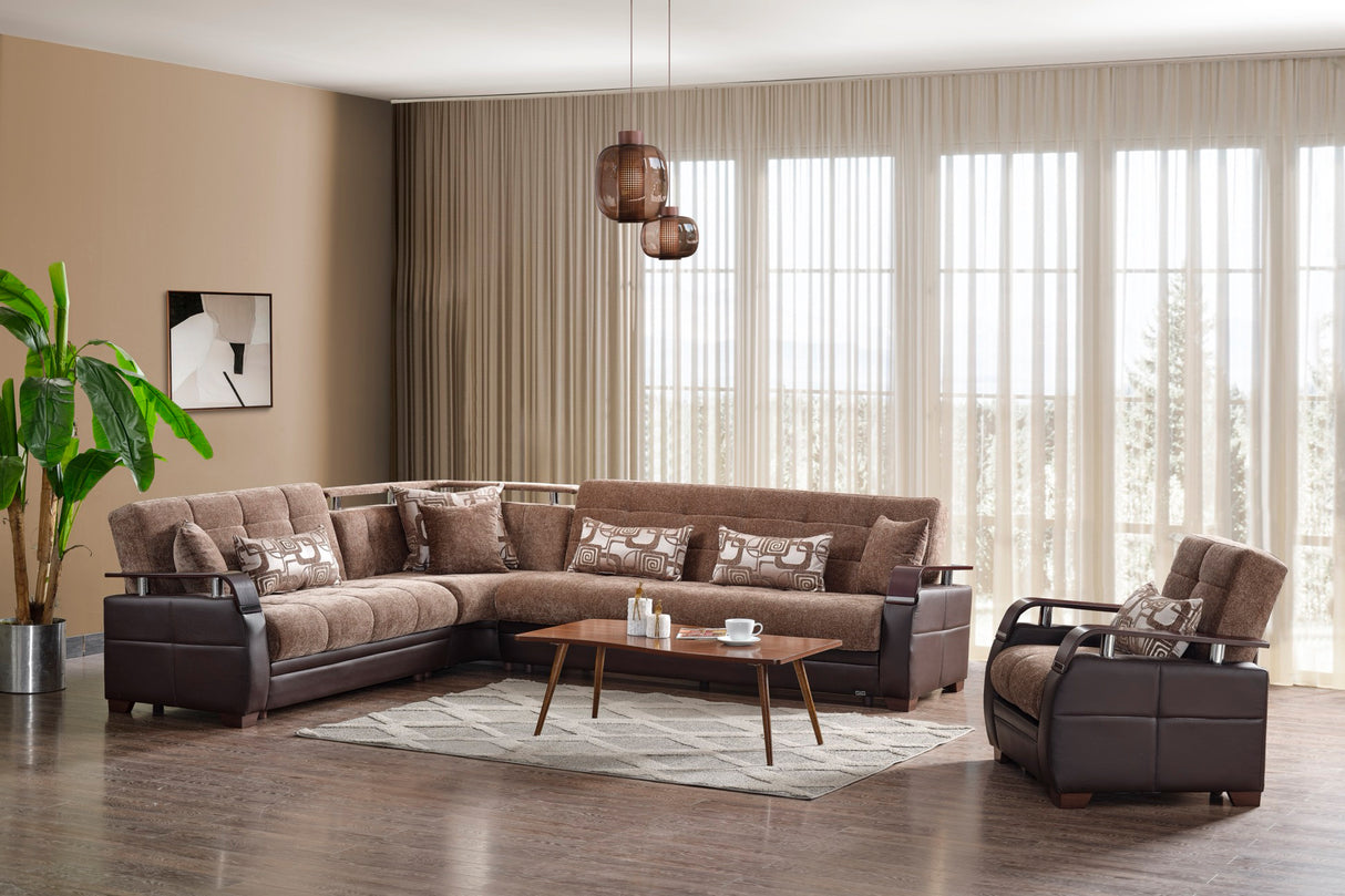 Dogal Reversible Sectional Sleeper