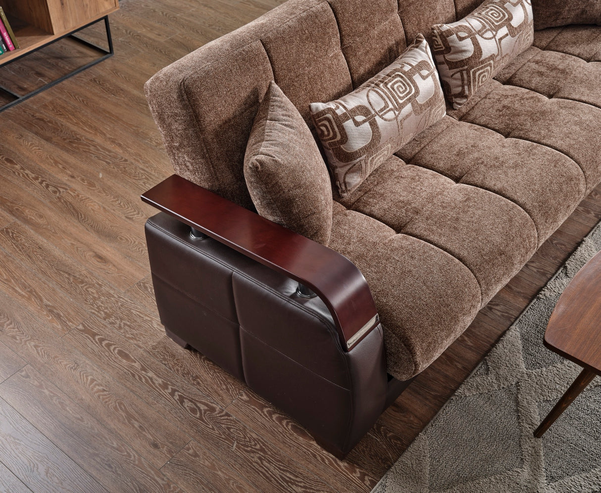 Dogal Reversible Sectional Sleeper