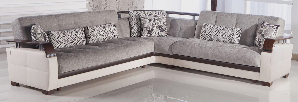 Natural Reversible Sectional Sleeper