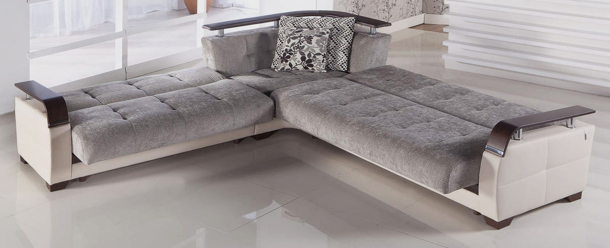 Natural Reversible Sectional Sleeper