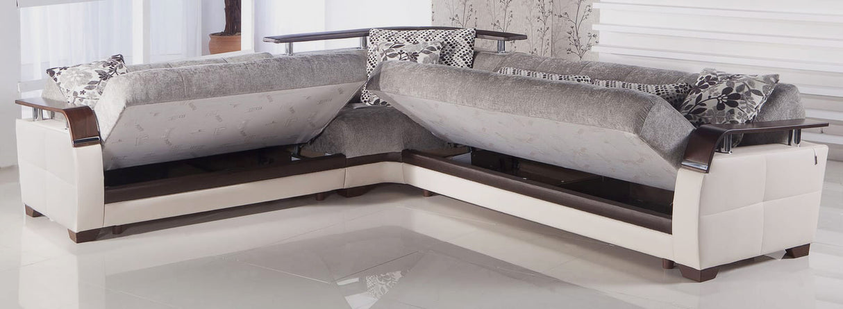 Natural Reversible Sectional Sleeper