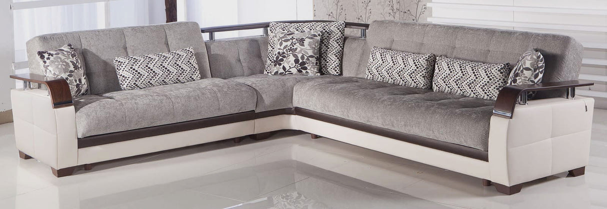 Natural Reversible Sectional Sleeper