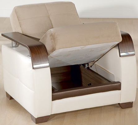 Natural Reversible Sectional Sleeper