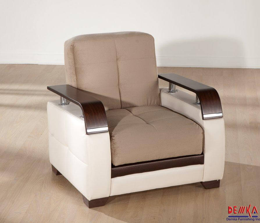 Natural Reversible Sectional Sleeper