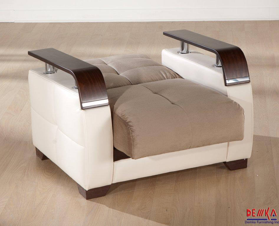 Natural Reversible Sectional Sleeper