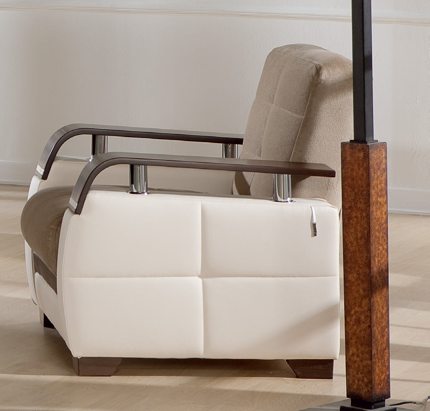 Natural Reversible Sectional Sleeper