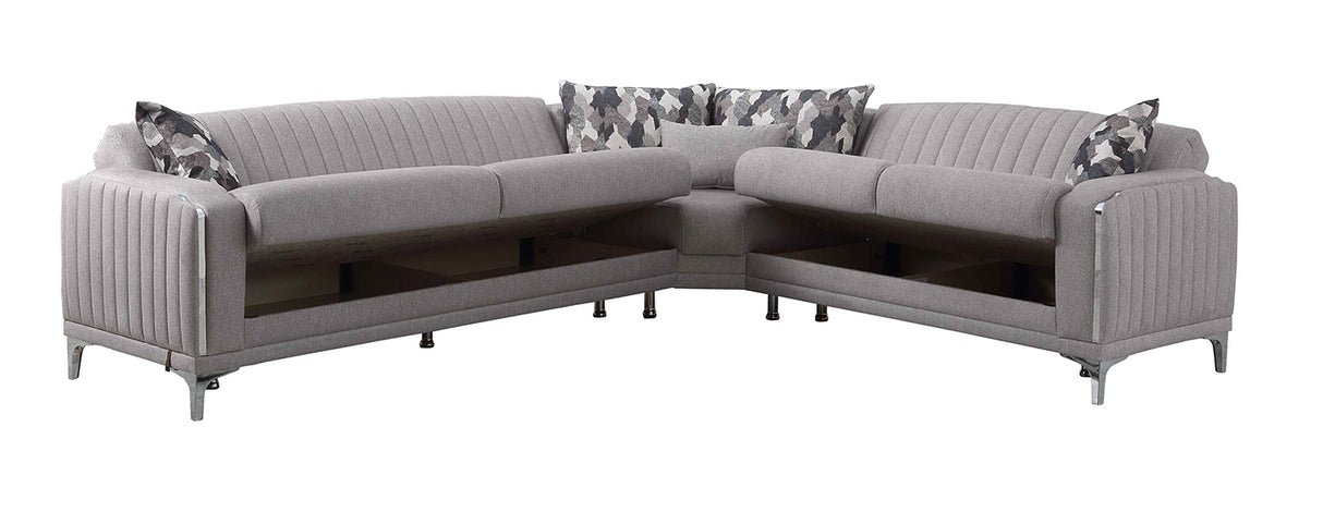 Opera Convertible Sectional Sofa with Storage