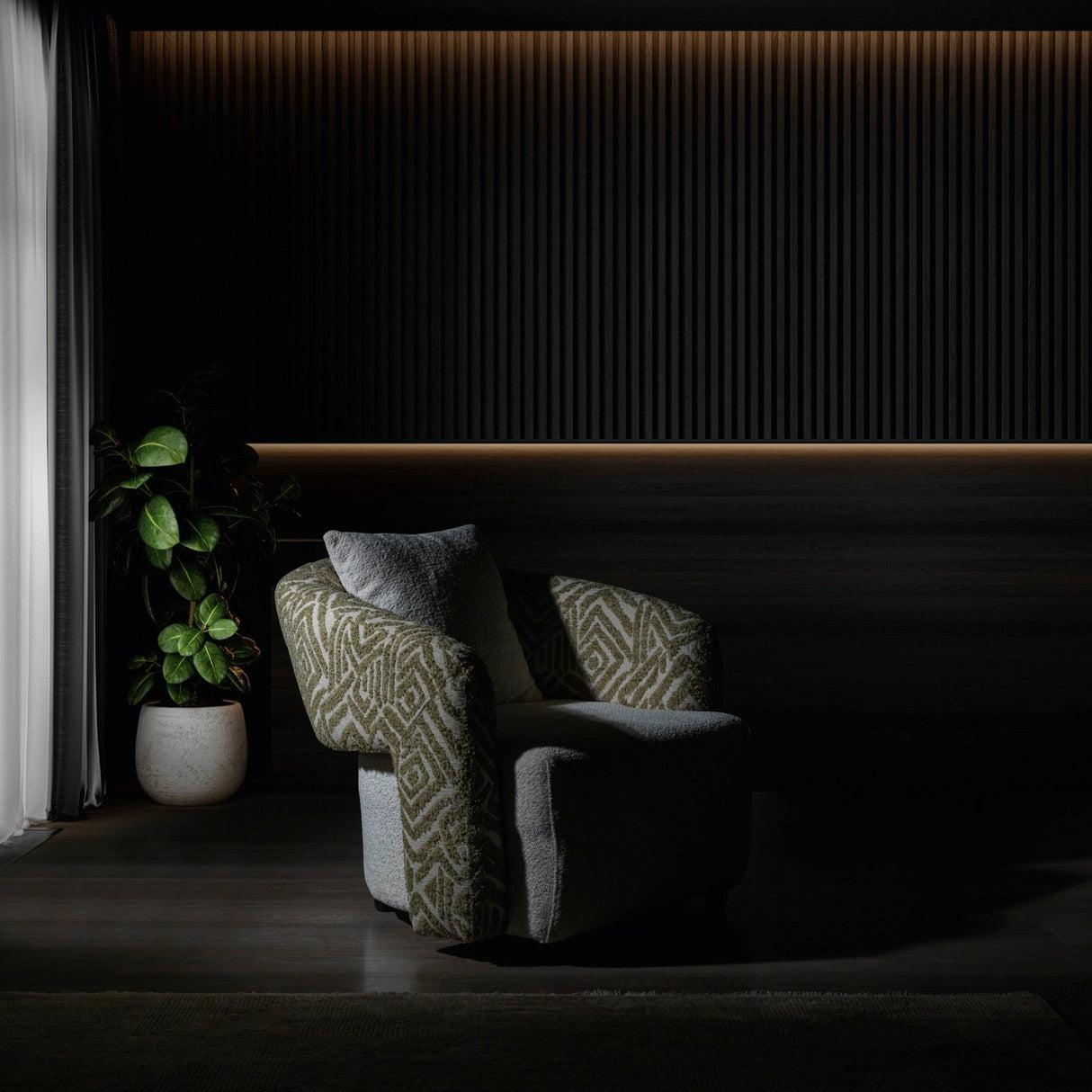 Pablo Modern Sofa & Loveseat Set (White Boucle)