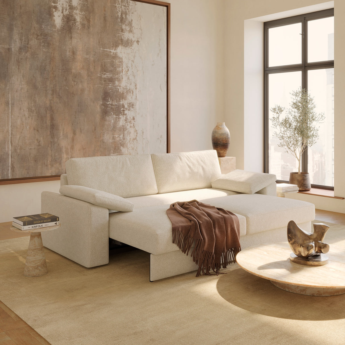 Vilander Sofa Bed with Cushion Arms (Full Size)