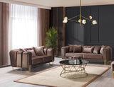 Diamond Modern Sofa & Loveseat Set